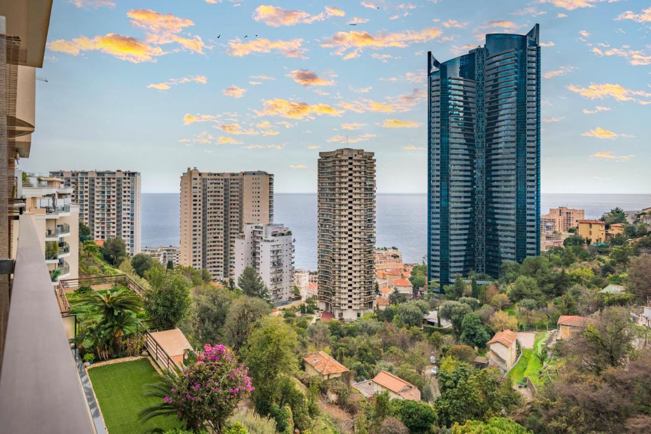 5Mn Monaco - Vue Mer - Parking - Piscine - Bb Beausoleil Exterior foto
