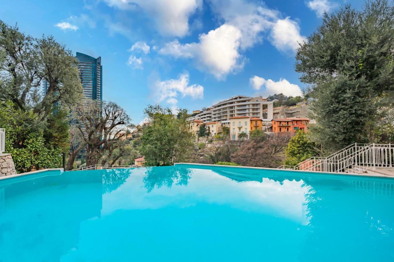 5Mn Monaco - Vue Mer - Parking - Piscine - Bb Beausoleil Exterior foto